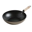 Wok Negro Champagne Mango Madera 30 cm.