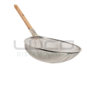 Colador Gastronomico Acero M Madera 34 cm.